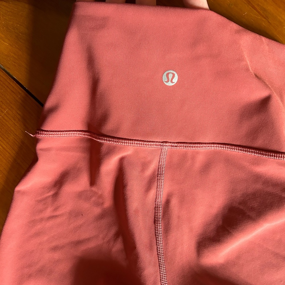 LULULEMON LEGGINGS REGULAR LENGTH DARK APRICOT